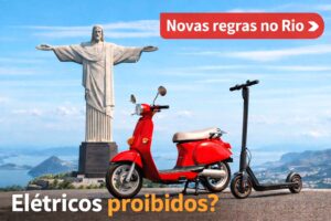 bicicleta elétrica e patinete no Rio de Janeiro com novas regras de circulação