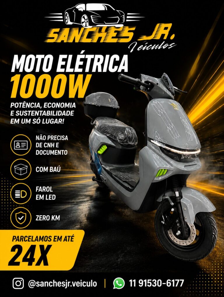 Moto Eletrica Angie AG 12 Zero KM