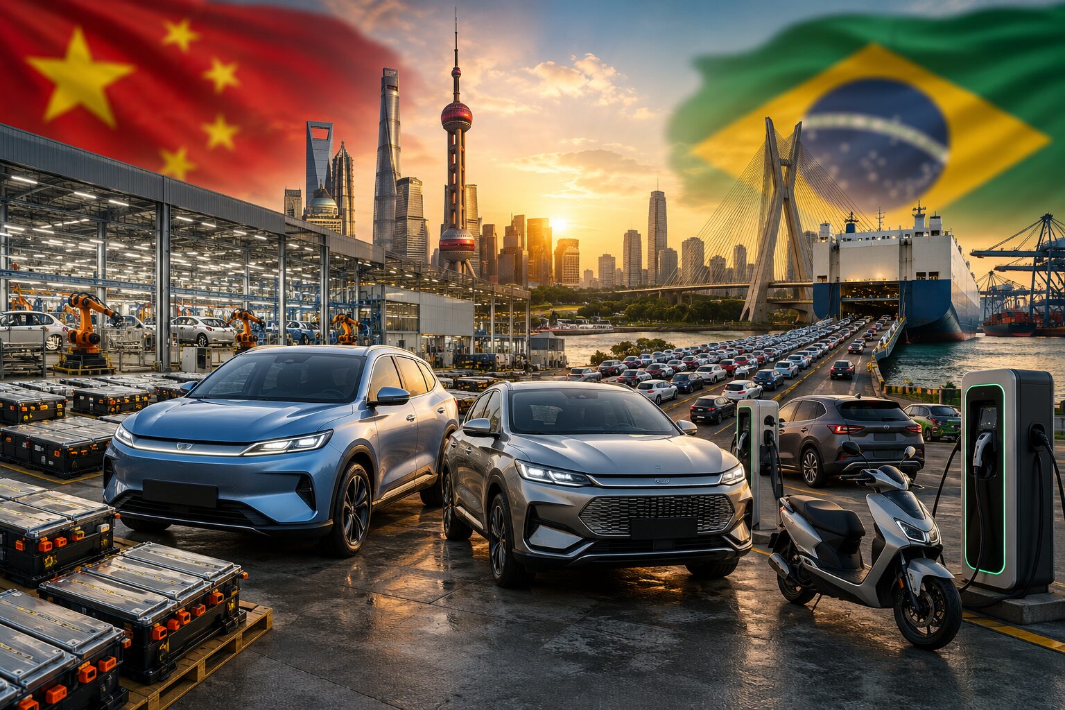 Brasil X China Mobilidade Elétrica