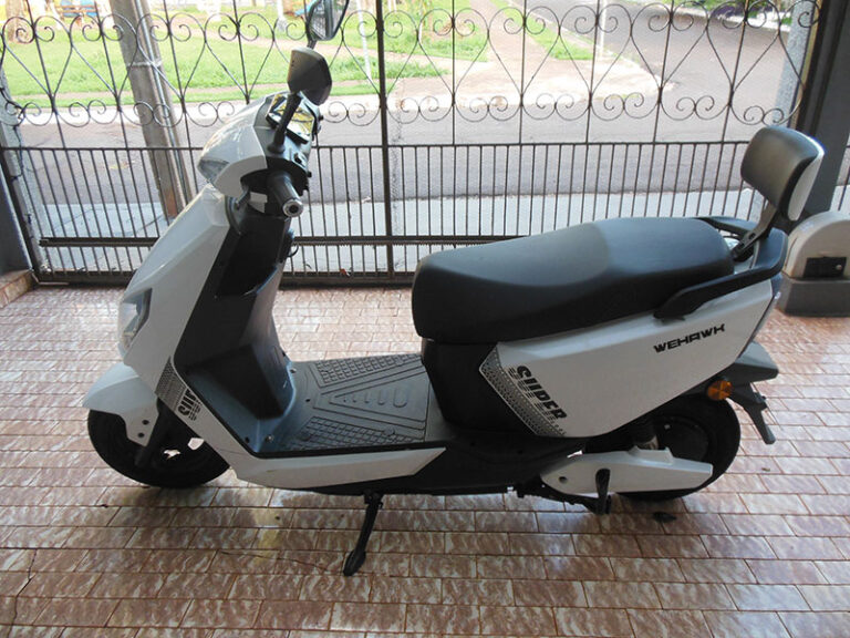 Scooter Bicicleta Eletrica Super Wx-05 Wehawk 1000w Bat 60v 20ah 2 Lugares Branca Br