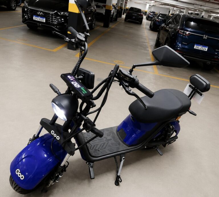 Scooter Elétrica X11 Plus 1000W - Azul (Muito Nova!)