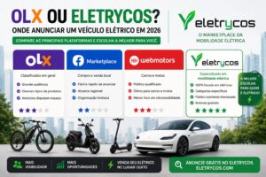 OLX ou Eletrycos? Onde anunciar um veículo elétrico em 2026