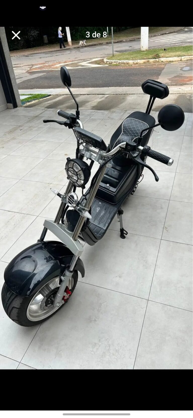 Shinsu, 3000w moto elétrica que chega ate 75km/, moto conservada, raridade.