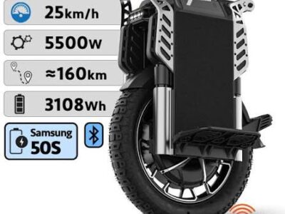 Monociclo Elétrico Kingsong KS-F22 PRO 130km/h Autonomia 180km