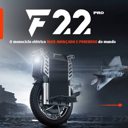 Monociclo Elétrico Kingsong KS-F22 PRO 130km/h Autonomia 180km